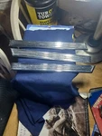 1963 Chevy Impala Biscayne Front Fender Trim Molding Vents 3820543 44 3820545 46. Fixed Price $60.00.