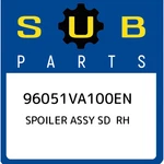 Subaru Spoiler Assy Sd Rh 96051VA100EN, New Genuine Oem Part. Fixed Price $427.73.