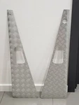 Land Rover Front Treadplate Kit Silver Defender STC7693 Oem. Fixed Price $349.00.