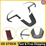 Carbon Fiber Steering Wheel Decor Cover Trim For Dodge Challenger Charger 2015+. Fixed Price $14.24.