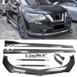 Carbon Fiber Front Bumper Lip Spoiler & Side Skirt For Nissan Rogue Qashqai. Fixed Price $259.99.