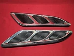 2011-2017 Infiniti QX56 QX80 Right Left Fender Chrome Duct Vent Grille Trim Set. Fixed Price $119.99.