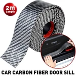 New Carbon Scratch Fiber Anti Pattern Sticker Door Sill Bumper Plate Protector. Fixed Price $8.54.