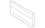 Genuine Bmw License Bracket 51-11-8-408-184. Fixed Price $49.45.