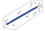 87752-D2000 New Oem 2017-2022 Genesis G90 Rocker Moulding Assy Side Sill Rh. Fixed Price $259.99.