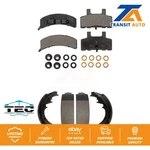 Front Rear Ceramic Brake Pads Drum Shoes Kit For Chevrolet Gmc K1500 C1500 K2500. Fixed Price $72.61.