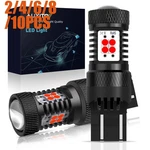 Auxito 7443 7444NA Switchback Red Turn Signal Light Bulbs 3030SMD LED2-10X. Fixed Price $66.39.