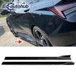 For Hyundai Elantra 2018-2024 Sedan Side Skirt Extension Lip Glossy Black. Fixed Price $63.59.