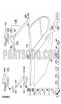 Bmw 740LI Front Door Left Outer Weatherstrip Right 51217010542. Fixed Price $94.42.