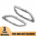 2X Gloss Black Exhaust Pipe Tip Cover For Mercedes Benz C-class W205 Amg-line. Fixed Price $24.40.