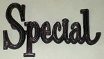 1968 Buick Special Nos Rear Quarter Nameplate 7743425. Fixed Price $59.99.