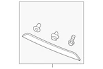 Genuine Honda Lift-gate Finish Panel 74890-TLA-A21. Fixed Price $66.34.