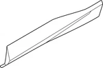 Oem Genuine Ford Lower Molding LJ8Z-5825556-AA. Fixed Price $70.00.