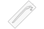 Genuine Honda Windshield Molding 73152-S9A-003. Fixed Price $131.15.