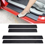 Lanzmyan Door Sill PROTECTOR,3D Carbon Fiber Anti-scratch Cover 3D, Black. Fixed Price $18.40.