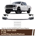 Front Upper Molding Bumper Trim 2024-2026 Ford F-150 Primed With Bracket. Fixed Price $140.99.