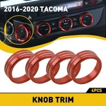 4PCS Car Climate Control Ring Knob Trim Cover For Toyota Tacoma 2016-2022 Eoa. Fixed Price $12.34.