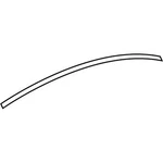 Genuine Bmw Finisher Window Frame Top Rr 51-33-7-465-168 New. Fixed Price $69.69.