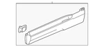 Genuine Honda Body Side Molding 75332-T90-A11. Fixed Price $151.12.
