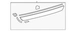 Genuine Toyota Lift-gate Finish Panel 76802-42170-C0. Fixed Price $253.71.