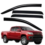 Tape-on Mount Window Vent Visor Rain Guard Fits 2015-2022 Gmc Canyon Crew Cab. Fixed Price $43.95.