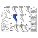 Ford NL3Z16720G Front Left Fender Emblem. Fixed Price $206.24.