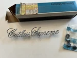 Nos 1973-1979 Oldsmobile Cutlass Supreme Fender Emblem Gm# 231539. Fixed Price $59.99.