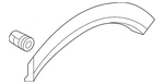 Genuine Audi Wheel Opening Molding 4KE-853-817-E-GRU. Fixed Price $365.67.
