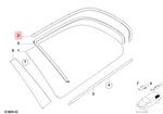 Genuine Bmw E39 520D 520I 523I 525D 525I Covering Upper Left Chrome 51368193131. Fixed Price $110.85.