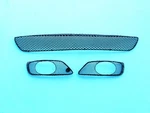 03 04 05 06 Mercedes W211 E320 E500 E55 Amg Front Bumper Lower Mesh Grilles Used. Fixed Price $395.00.