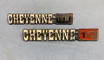 1971 72 Chevy Chevrolet Truck Cheyenne 10 Fender Emblems Nameplate Part #3994683. Fixed Price $29.99.