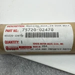 2020-2022 Toyota Corolla Front Left Belt Molding New Oem 75720-02470. Fixed Price $72.03.