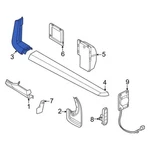 Ford Oem 2022-2024 Maverick Left Rear Trim NZ6Z2629039A New In Box. Fixed Price $54.44.