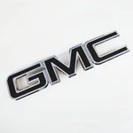 15-19 Gmc Sierra Front Grille Letter Logo Emblem Adhesive Nameplate Chrome Black. Fixed Price $38.89.