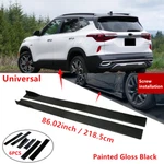 86"UNIVERSAL Black Fit For Kia Seltos 21-23 Side Skirt Lip Splitter Rocker Panel. Fixed Price $61.55.