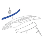 For Volkswagen Atlas 24-25 3CN853583H2ZZ Rear Liftgate Finish Panel. Fixed Price $103.45.