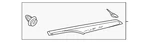 Genuine Toyota Body D-pillar Molding 62506-0A080. Fixed Price $51.71.