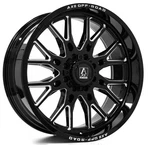 New 24X10 Axe Off Road Atlas Black Milled Wheels Jeep 5X5.5 Dodge Ram. Fixed Price $2396.00.
