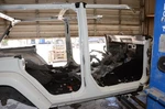 2007-2018 Jeep Wrangler 3.6L White Passenger Right Side Rocker And Post Cut. Fixed Price $482.28.