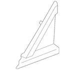 Genuine Audi Corner Trim 89A-853-274. Fixed Price $85.52.