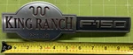Ford F150 King Ranch Emblem Badge Tailgate Door Fender Oem F-150 18402A16. Fixed Price $24.99.