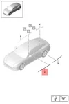 Genuine Porsche Panamera Trim Left Rally Black 971837475A03C. Fixed Price $313.33.