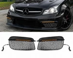 Mercedes Benz W212 E350 E550 Amg Front Lower Bumper Mesh Grille Led Lh Rh Pair. Fixed Price $152.95.