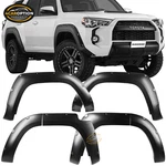 Fits 14-24 Toyota 4RUNNER Pocket Rivet Style Unpainted Black Fender Flare Pp. Fixed Price $149.99.
