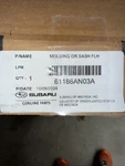Subaru Legacy Molding Dr Sash Front Left Black 61186AN03A Oem New!. Fixed Price $30.00.