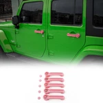 Exterior & Tailgate Handle Decor Cover For 4-DOOR Jeep Wrangler Jk 2007-17. Fixed Price $25.99.