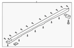 Genuine Hyundai 2018-2021 Kona Electric Rocker Molding 87752-J9500-PGY. Fixed Price $411.29.