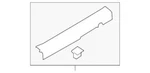 Genuine Kia Front Sill Plate 85870-A7000WK. Fixed Price $277.01.