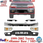 Front Chrome Bumper + Filler Valance Signal Lamps For 99-2002 Toyota 4RUNNER. Fixed Price $315.32.