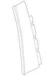 Genuine Audi Door Applique 80A-839-901-A-5FQ. Fixed Price $165.60.